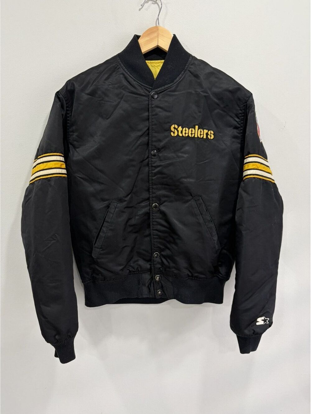 Vintage Pittsburgh Steelers Starter Satin Jacket